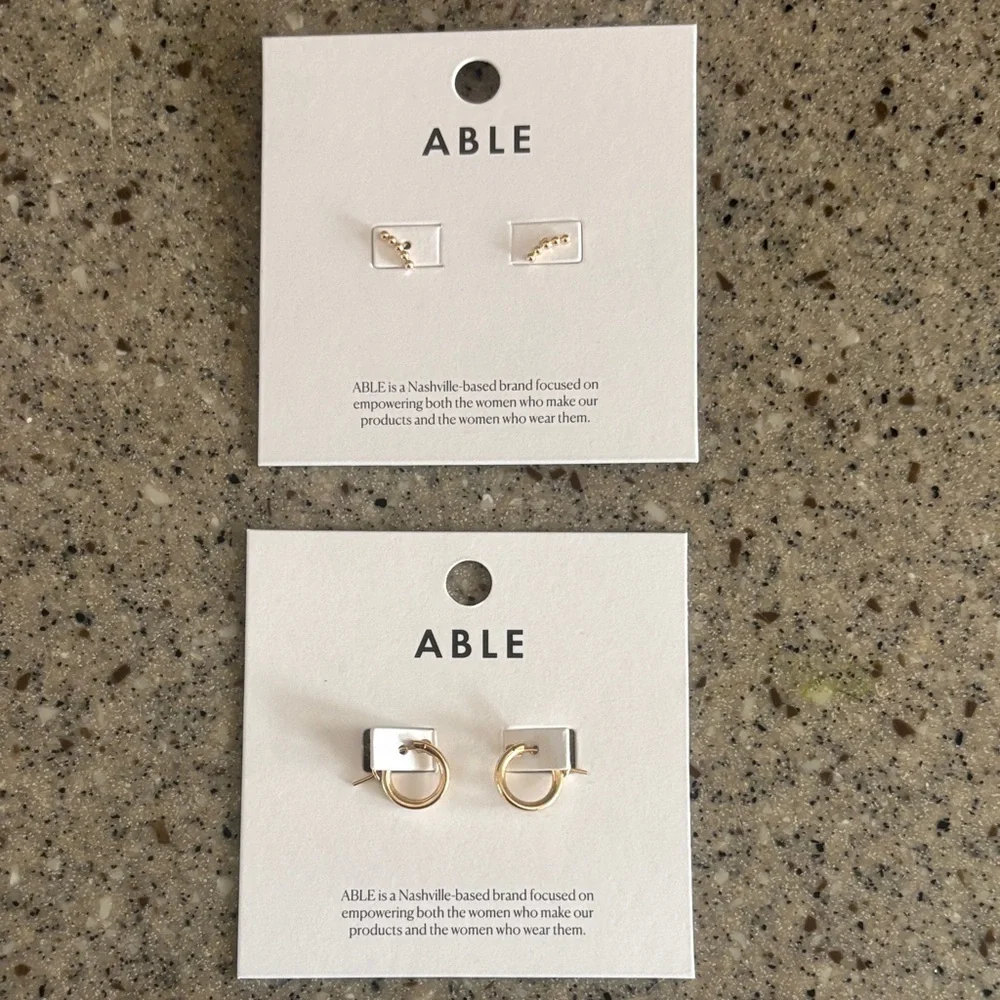 ABLE Earrings - Picture 1 of 2
